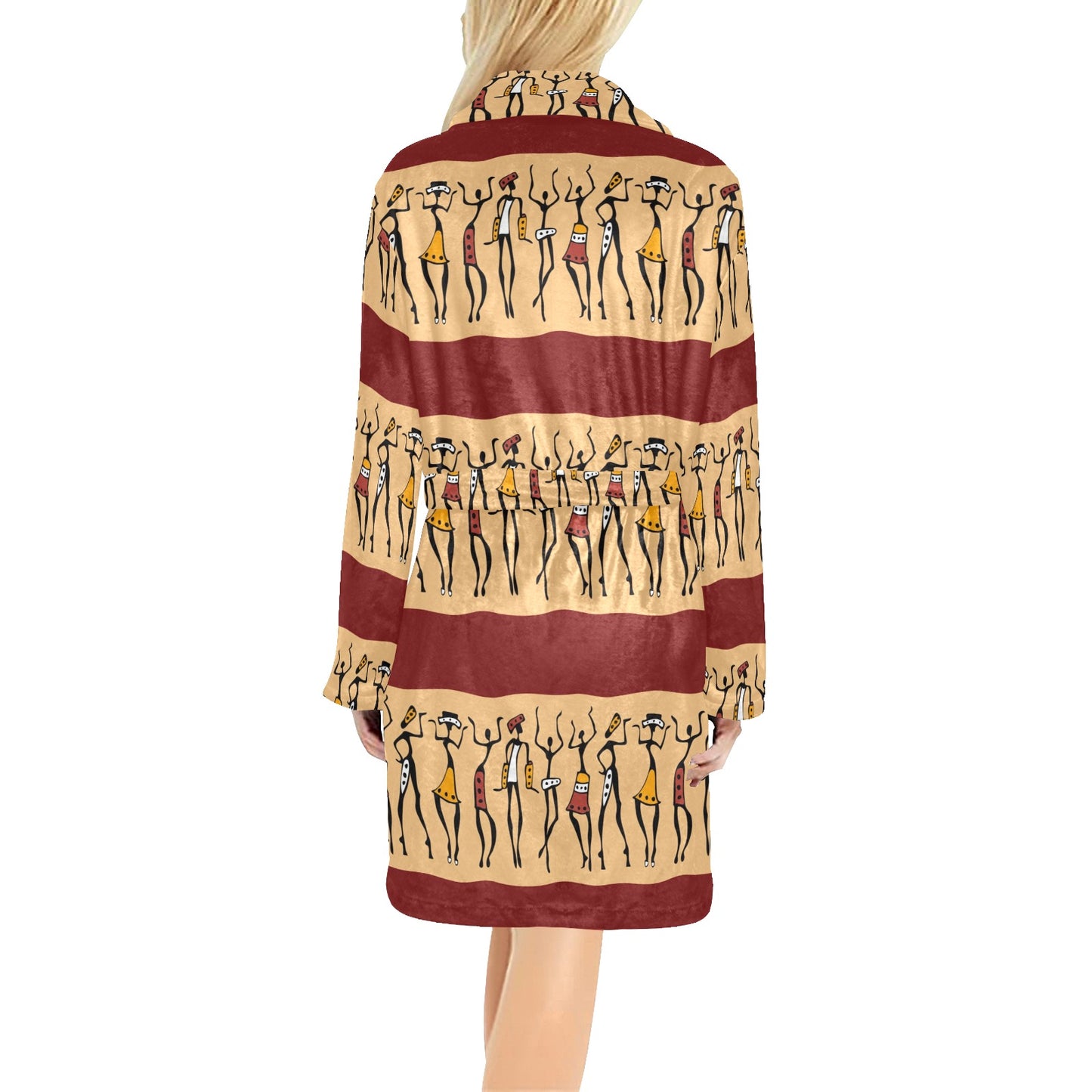 African People Women's Fleece Robe