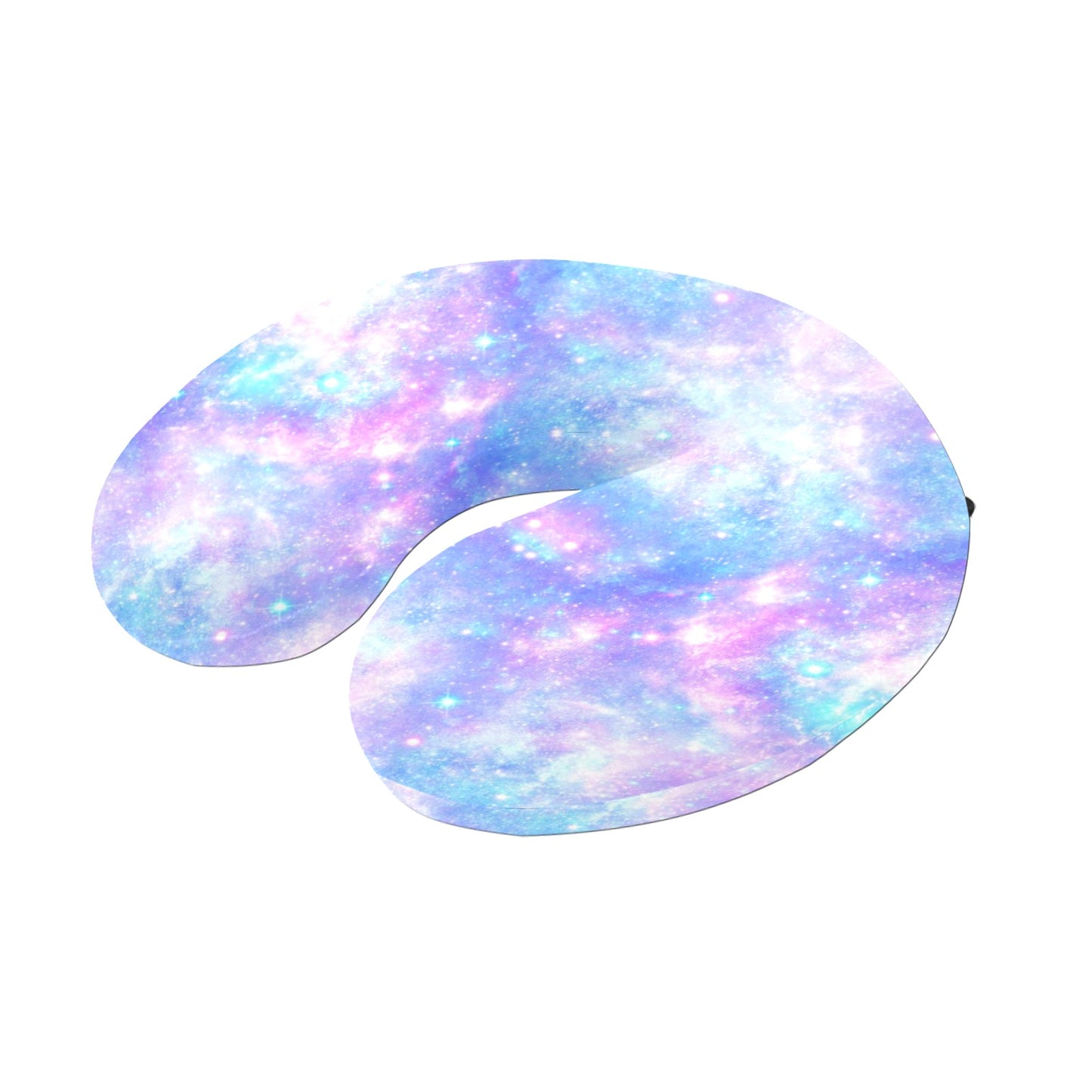 Galaxy Stardust Pastel Color Print U-Shaped Travel Neck Pillow