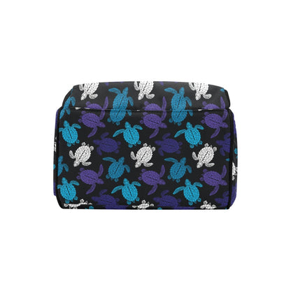 Sea Turtle Print Design LKS306 Diaper Bag Backpack