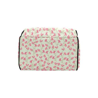 Sweet Pea Print Design LKS301 Diaper Bag Backpack
