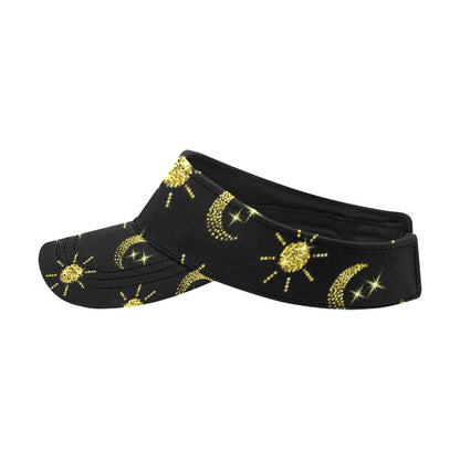 Sun Moon Print Design LKS304 Unisex Sun Visor