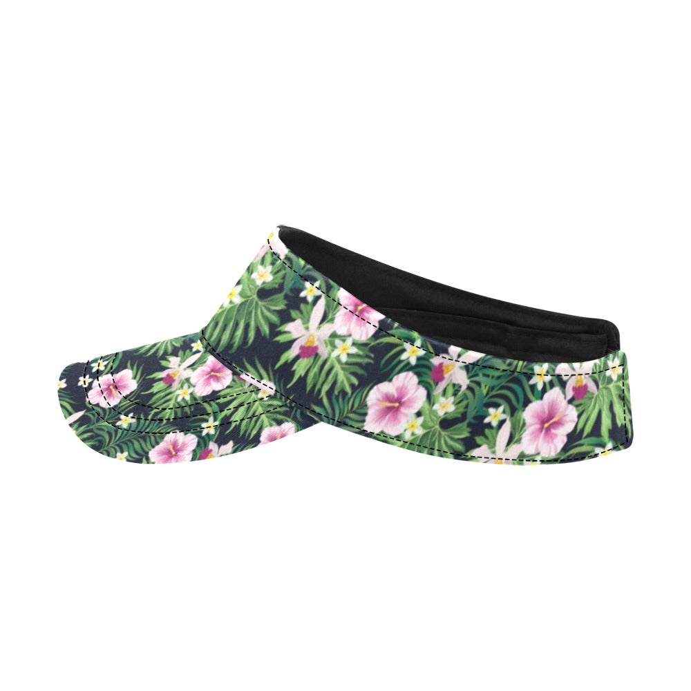 Hibiscus Tropical Print Design LKS309 Unisex Sun Visor