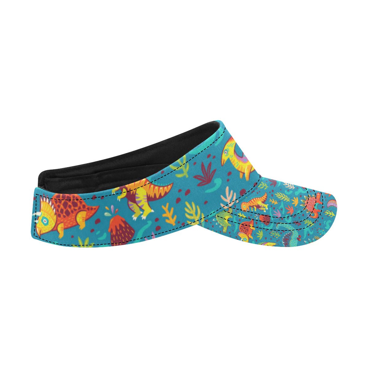 Dinosaur Cartoon Style Unisex Sun Visor