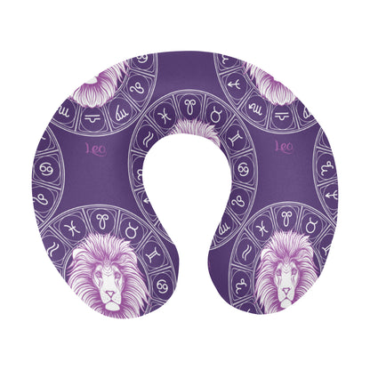 Leo Pattern Print Design 04 U-Shaped Travel Neck Pillow