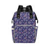 Butterfly Print Design LKS303 Diaper Bag Backpack