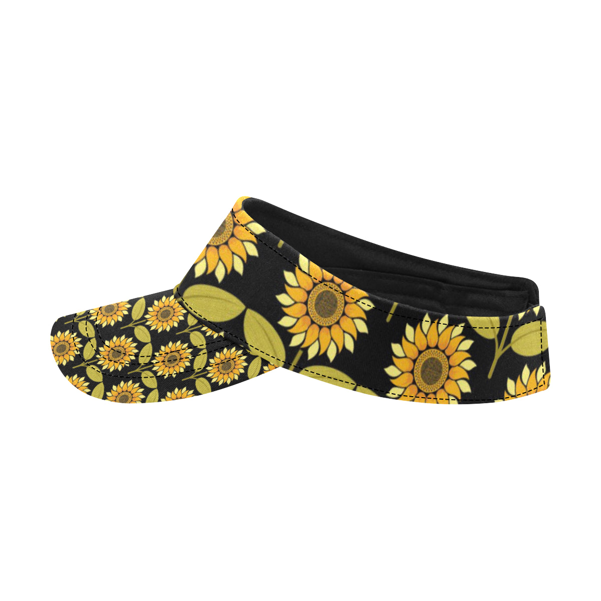 Sunflower Pattern Print Design SF015 Unisex Sun Visor
