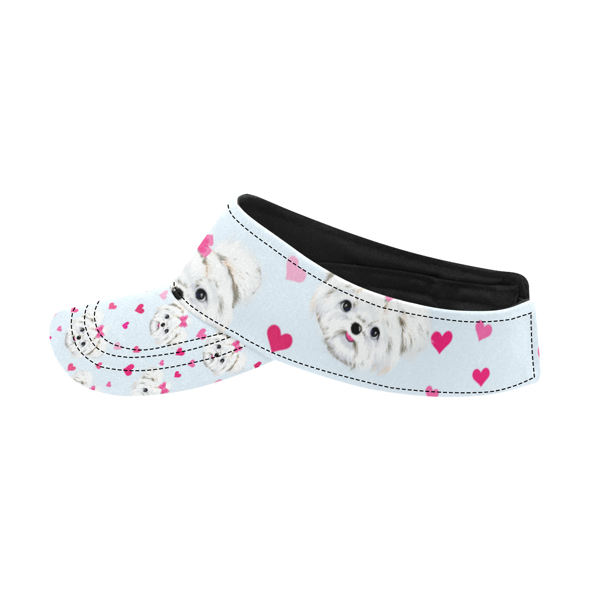 Maltese Pattern Print Design 03 Unisex Sun Visor