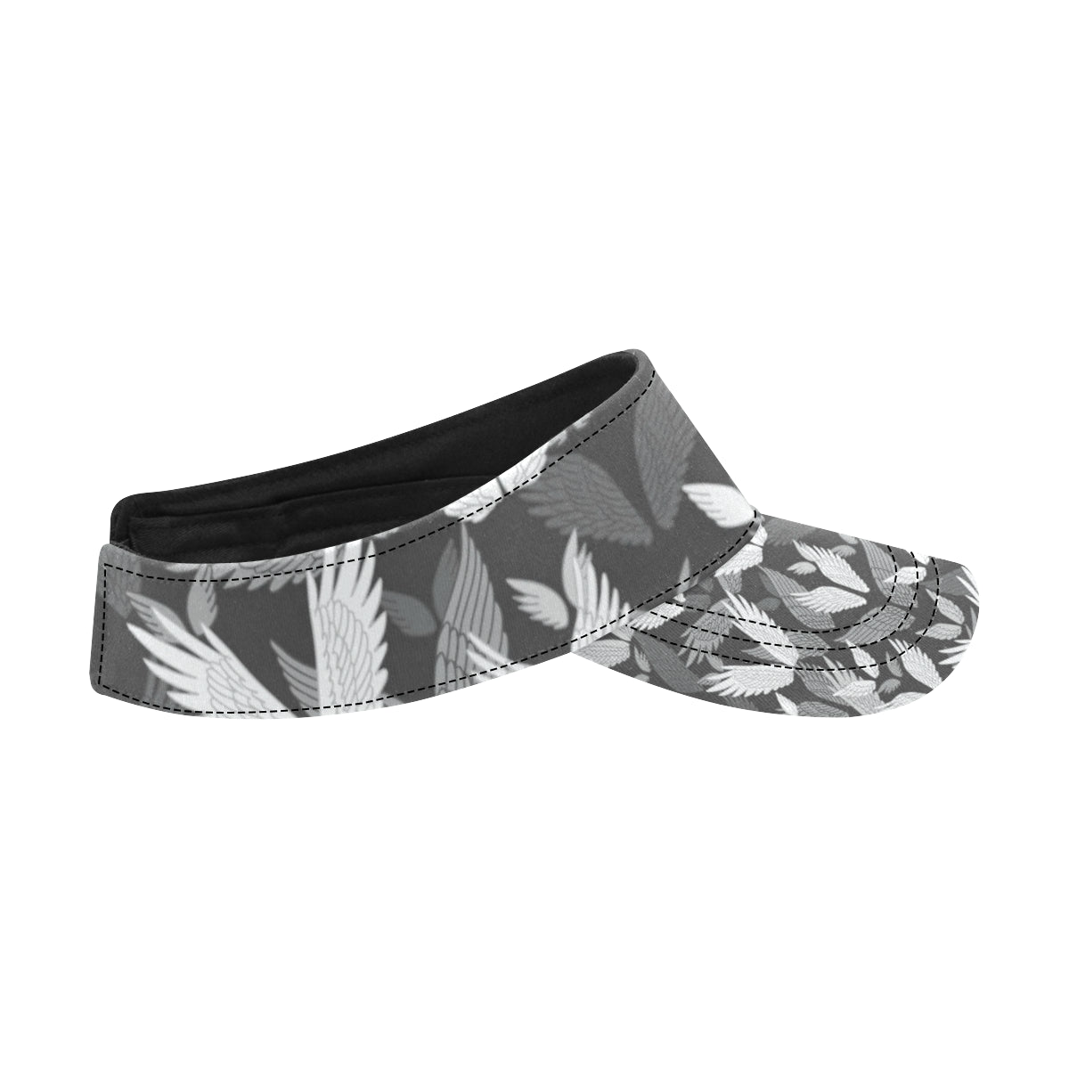 Angel Wings Pattern Design Themed Print Unisex Sun Visor