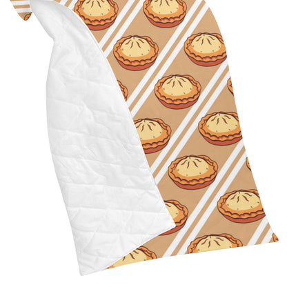 Pie Pattern Print Design A02 Premium Quilt