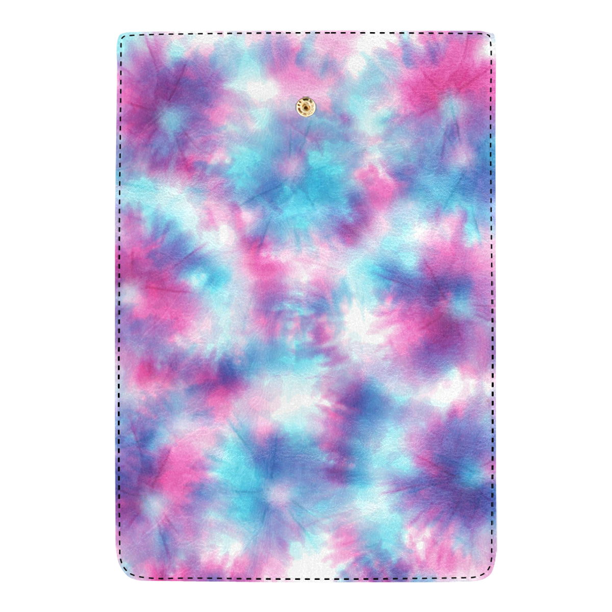 Tie Dye Blue Pink Women's Trifold Wallet