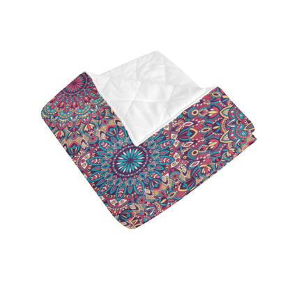 Boho Pattern Print Design 05 Premium Quilt