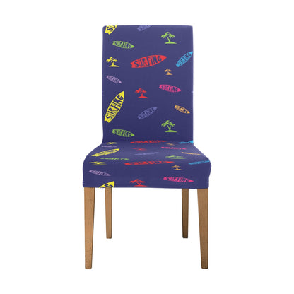 Surfboard Print Design LKS305 Dining Chair Slipcover