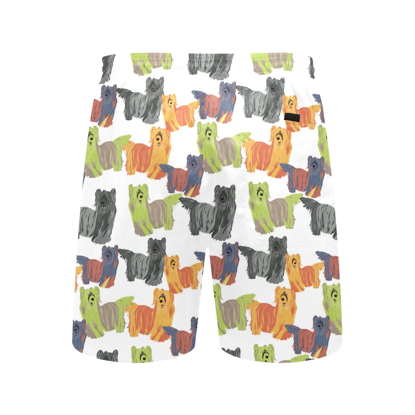 Skye Terriers Print Design LKS301 Men's Swim Trunks Beach Shorts