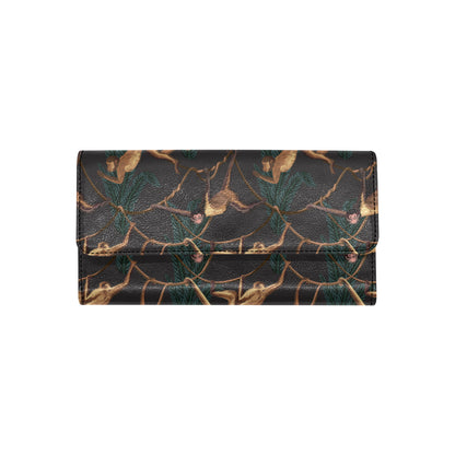 Monkey Pattern Print Design 02 Women's Trifold Wallet