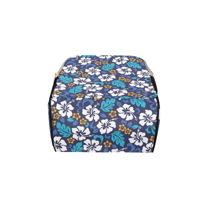 Hibiscus Pattern Print Design HB030 Diaper Bag Backpack
