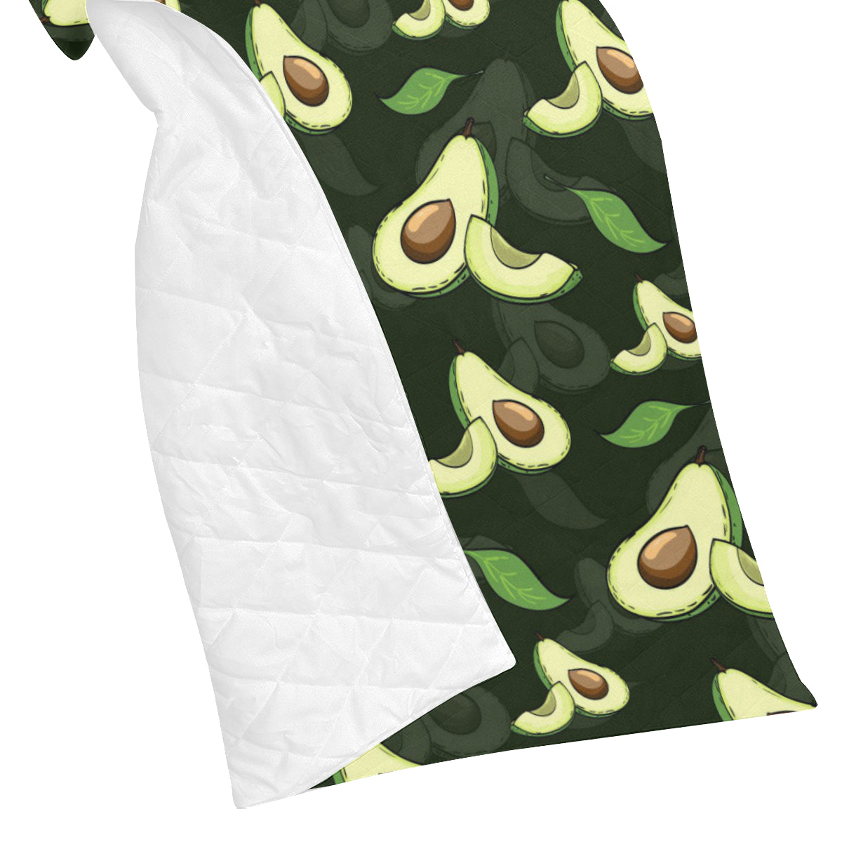 Avocado Pattern Print Design AC07 Premium Quilt