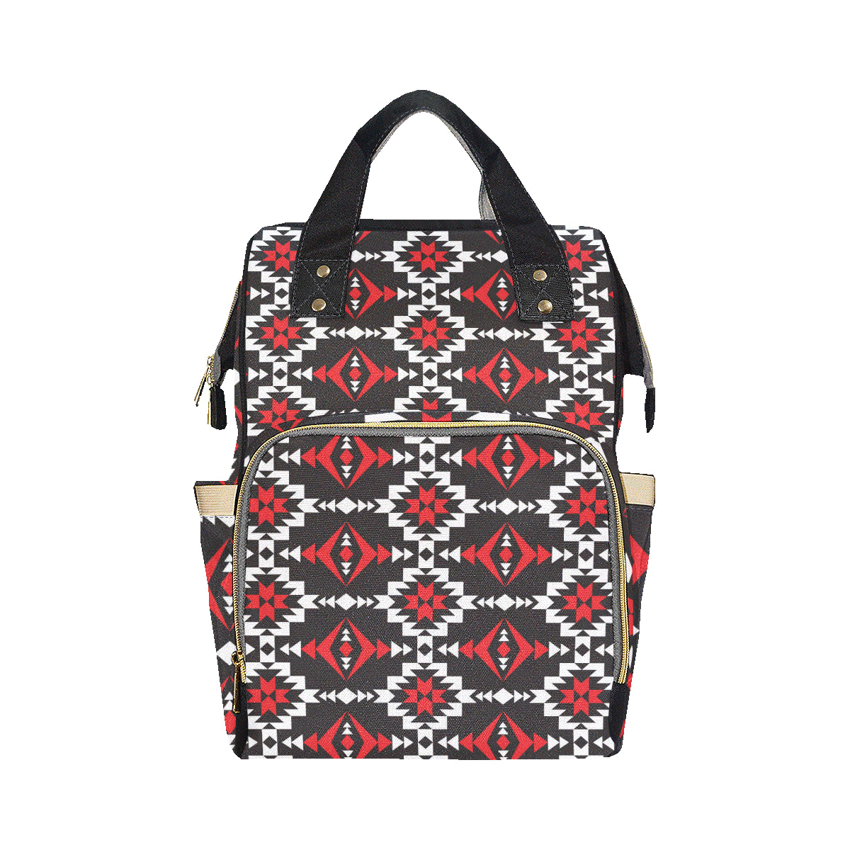Navajo Pattern Print Design A02 Diaper Bag Backpack