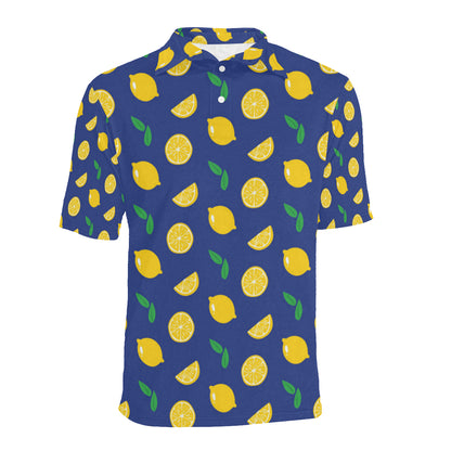 Citrus  Pattern Print Design 02 Men Polo Shirt