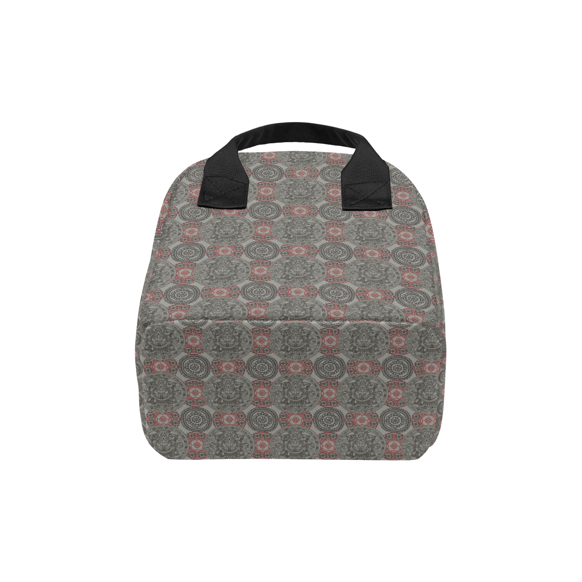 Calendar Aztec Style Print Pattern Insulated Lunch Bag