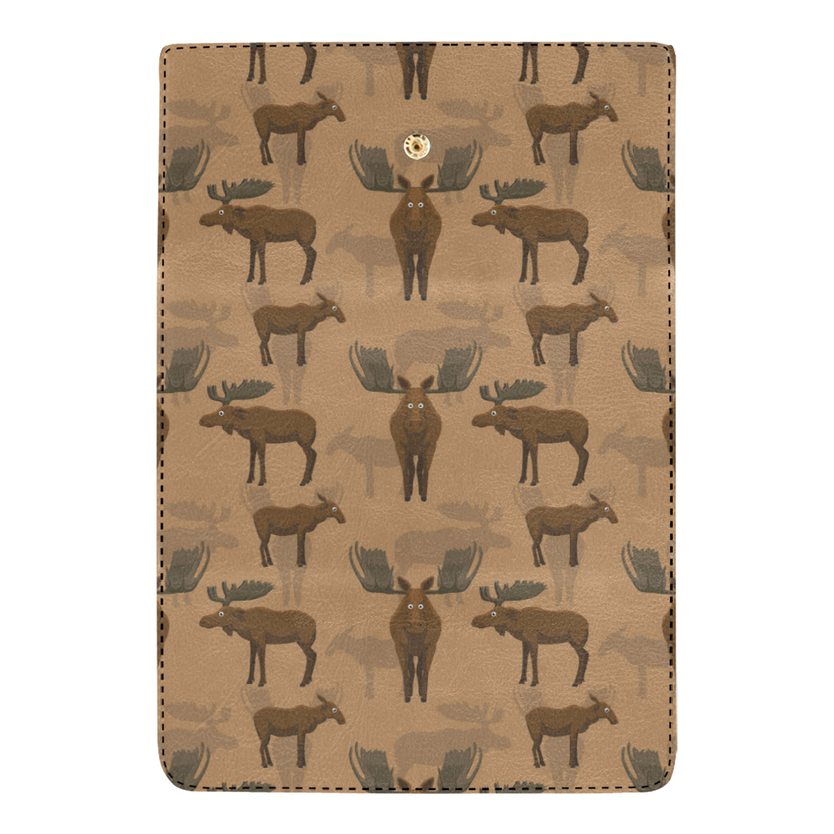 Moose Pattern Print Design 03 Women's Trifold Wallet