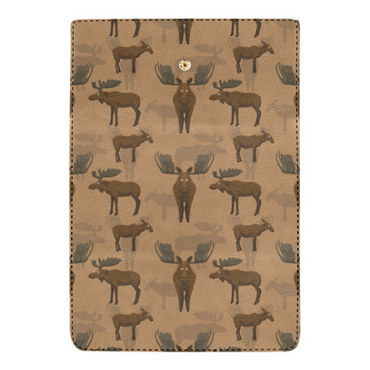 Moose Pattern Print Design 03 Women's Trifold Wallet