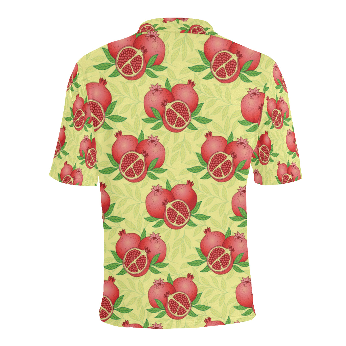 Pomegranate Pattern Print Design PG07 Men Polo Shirt
