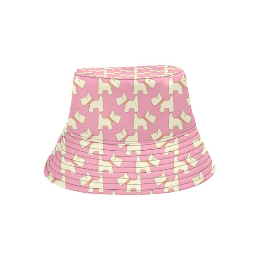 Scottish Terriers Print Design LKS306 Unisex Bucket Hat