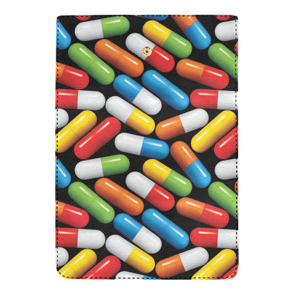 Pill Pattern Print Design A02 Women's Trifold Wallet