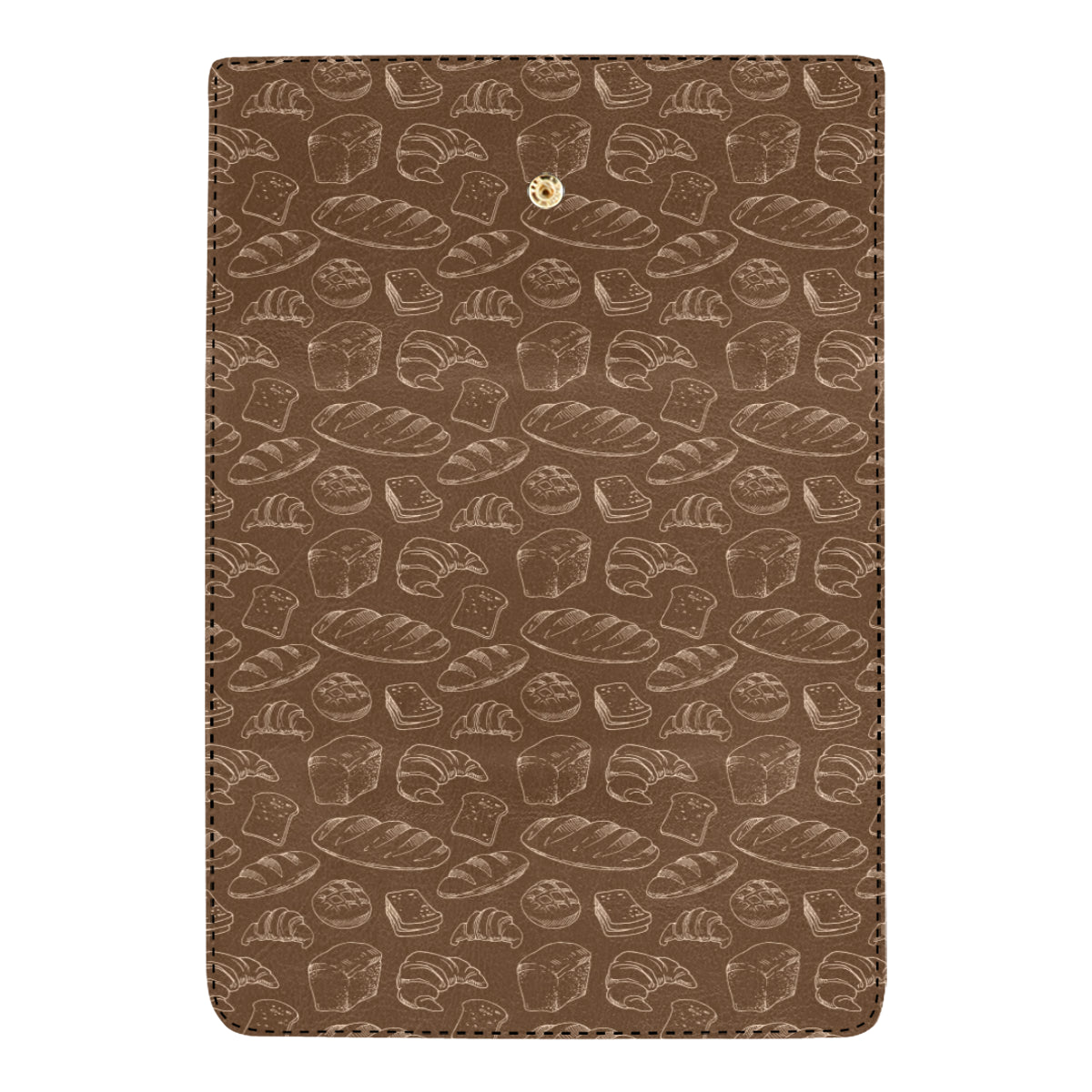 Bread Pattern Print Design 02 Women's Trifold Wallet