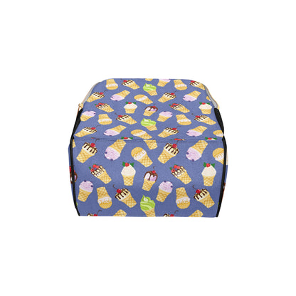 Ice Cream Pattern Print Design IC03 Diaper Bag Backpack