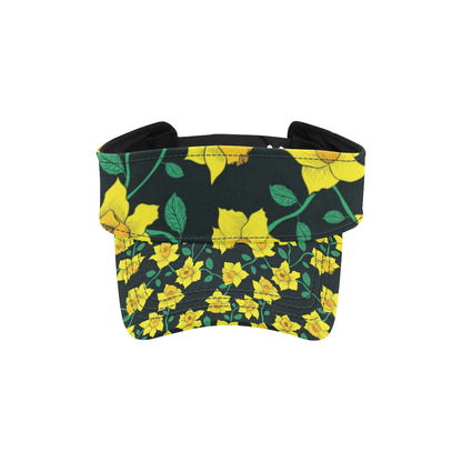 Daffodils Pattern Print Design DF03 Unisex Sun Visor