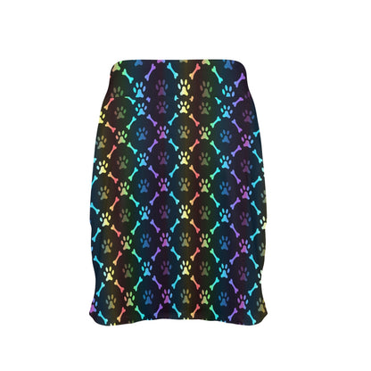 Paw Rainbow Print 17" Golf & Pickleball Skort with Pockets