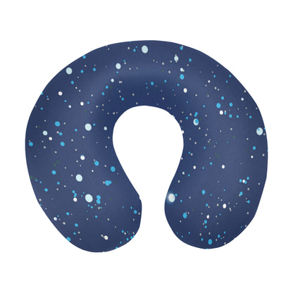 Night sky Pattern Print Design A03 U-Shaped Travel Neck Pillow