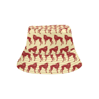 Whippets Print Design LKS301 Unisex Bucket Hat