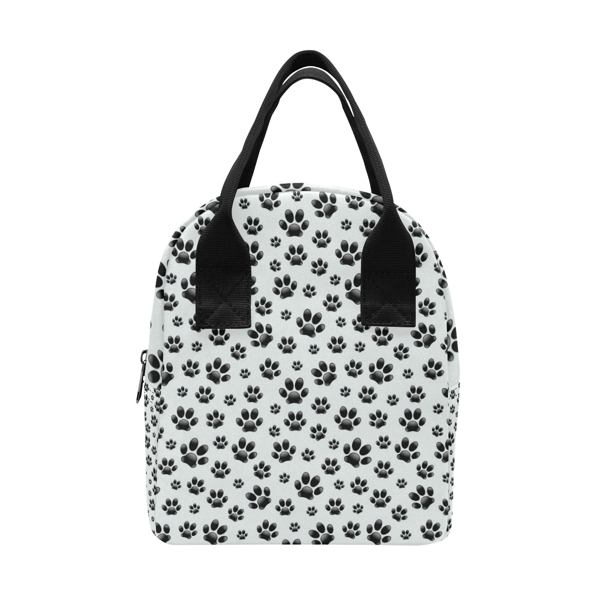 Paw Themed Print Insulated Lunch Bag