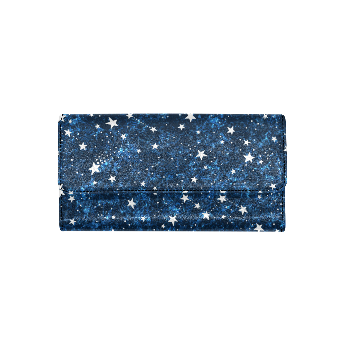 Cosmic Pattern Print Design 05 Women's Trifold Wallet