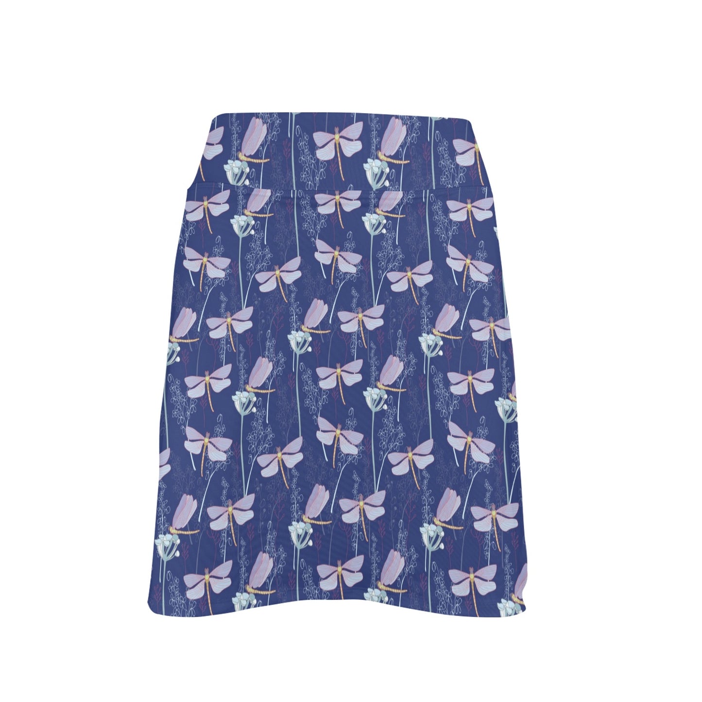 Dragonfly Print Design LKS401 17" Golf & Pickleball Skort with Pockets