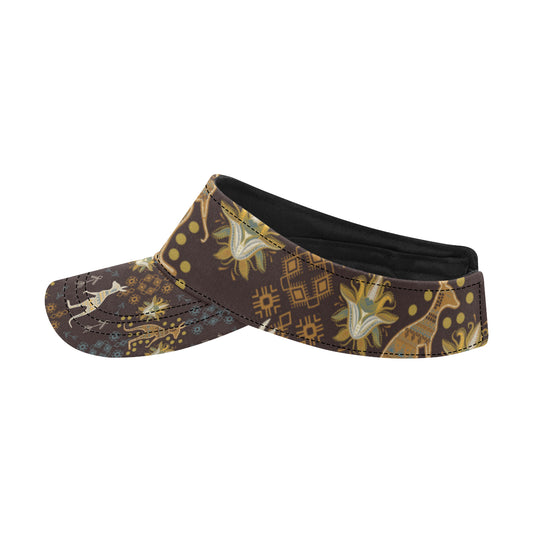 Kangaroos Pattern Print Design 03 Unisex Sun Visor