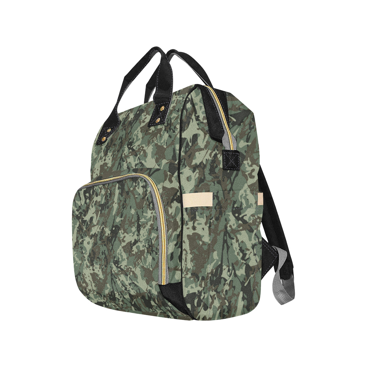 Camouflage Pattern Print Design 06 Diaper Bag Backpack