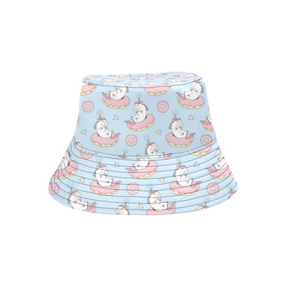 Unicorn Print Design LKS303 Unisex Bucket Hat
