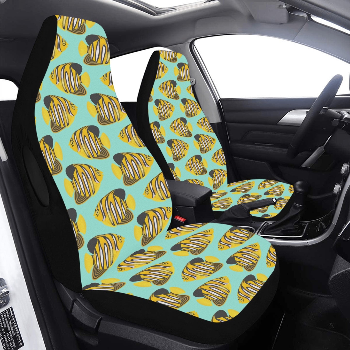 Angelfish Print Design LKS402 Car Seat Covers