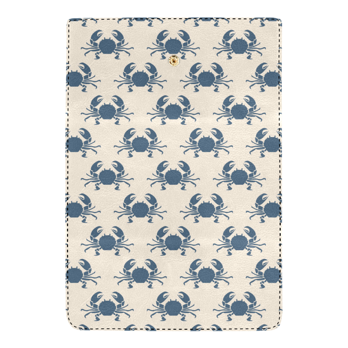 Crab Pattern Print Design 02 Women's Trifold Wallet