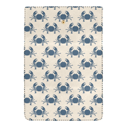 Crab Pattern Print Design 02 Women's Trifold Wallet