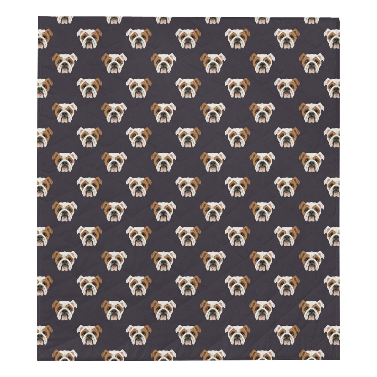Bulldogs Pattern Print Design 03 Premium Quilt