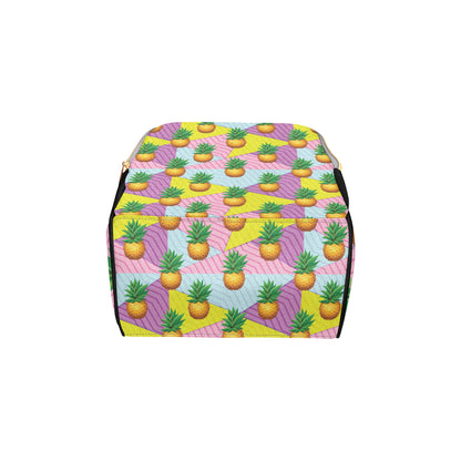 Pineapple Pattern Print Design PP05 Diaper Bag Backpack