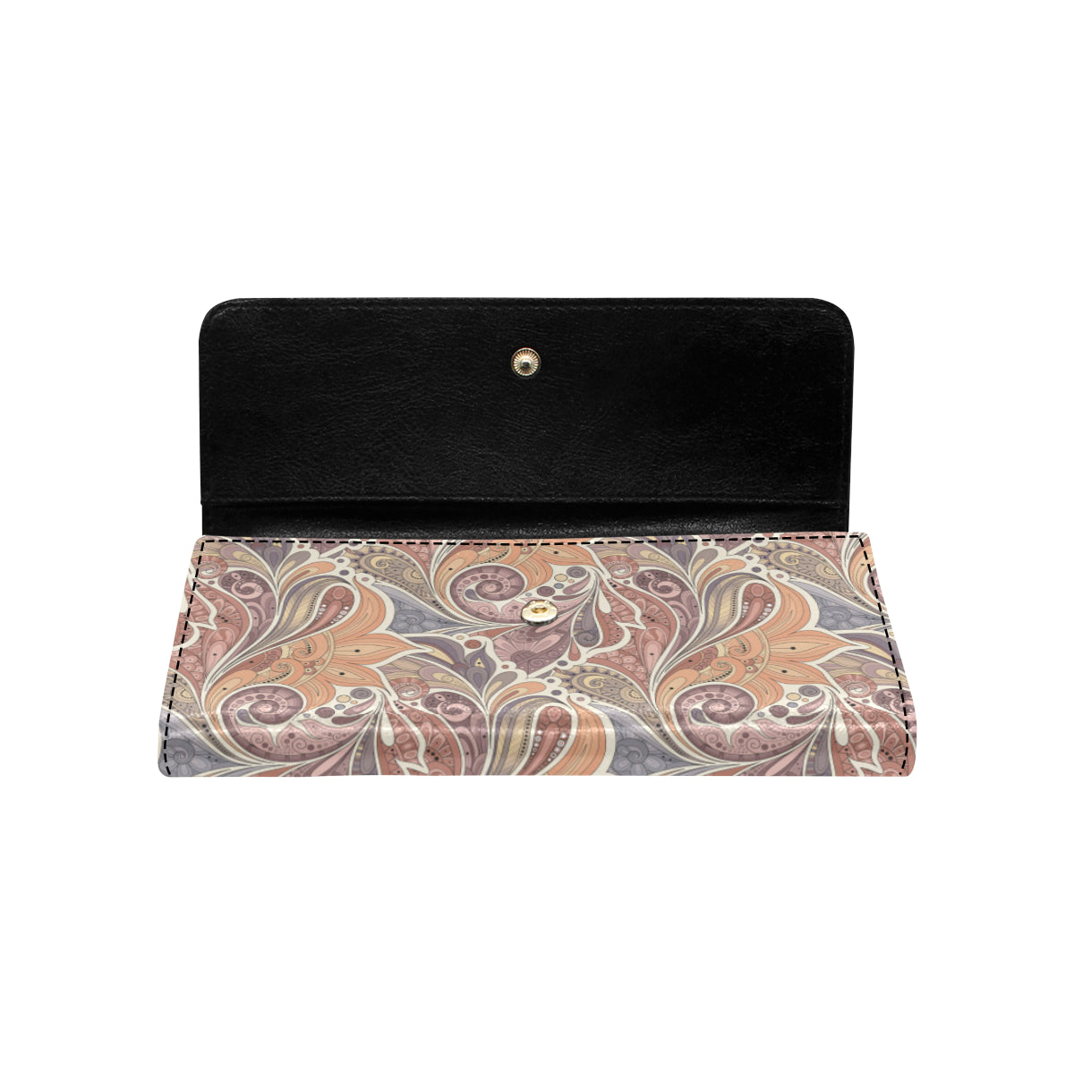 Boho Pattern Print Design 03 Women's Trifold Wallet