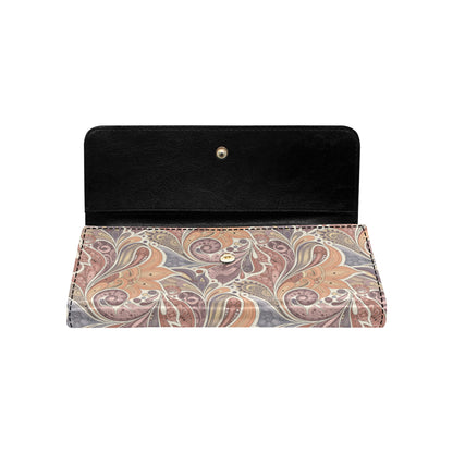 Boho Pattern Print Design 03 Women's Trifold Wallet