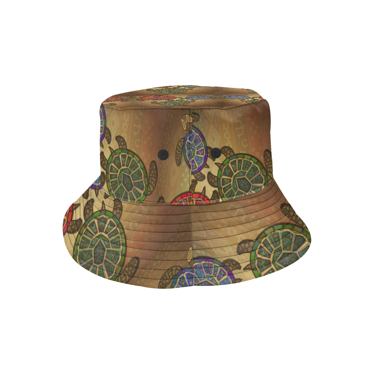 Sea Turtle Tribal Colorful Unisex Bucket Hat