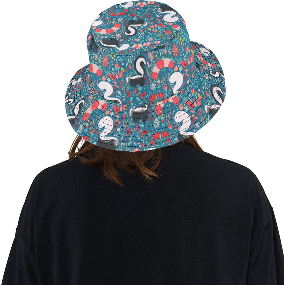 Skunk Print Design LKS302 Unisex Bucket Hat