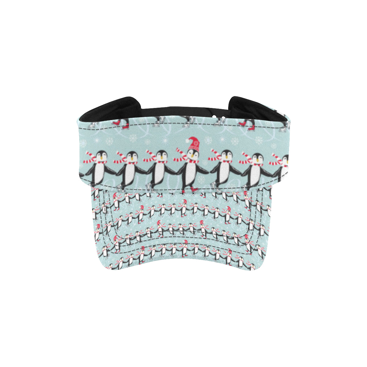 Penguin Sking Design Unisex Sun Visor
